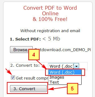 Cách chuyển đổi pdf sang word online không bị lỗi font chữ