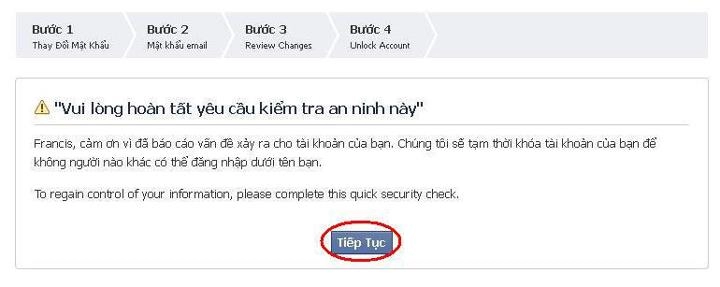 Cách đổi tên facebook khi vượt quá 5 lần