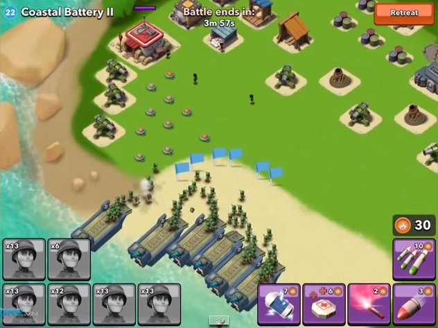 Cách kết hợp quân tấn công trong boom beach hiệu quả nhất