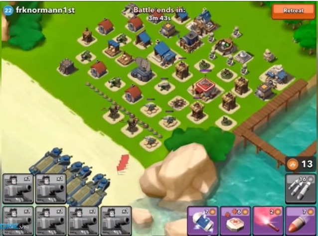 Cách kết hợp quân tấn công trong boom beach hiệu quả nhất