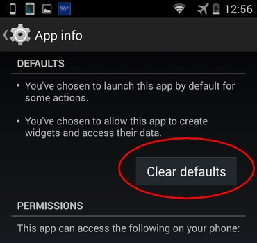 Cách reset android về launcher mặc định ban đầu