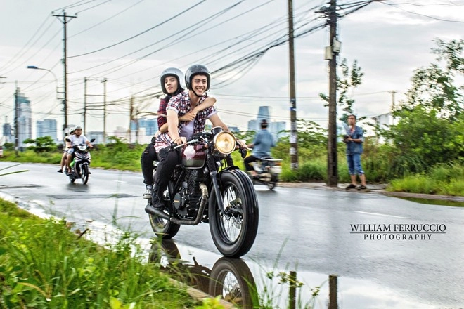 Cafe racer độ độc của chàng nhiếp ảnh gia sài thành