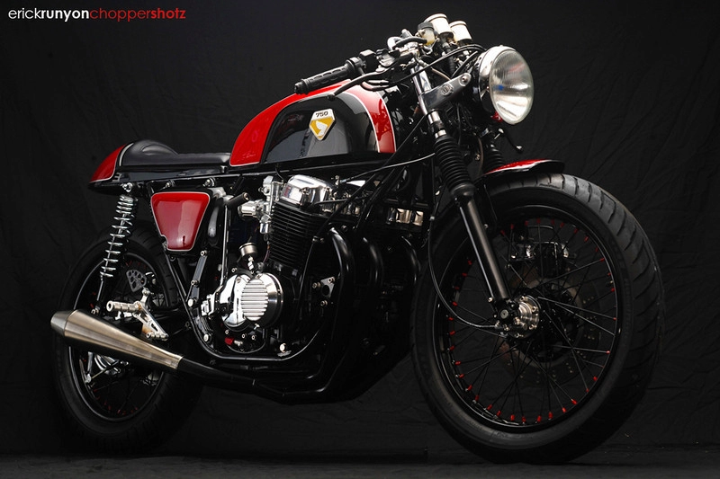 Cafe racer honda cb750 - ly cafe ban mê