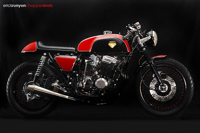 Cafe racer honda cb750 - ly cafe ban mê