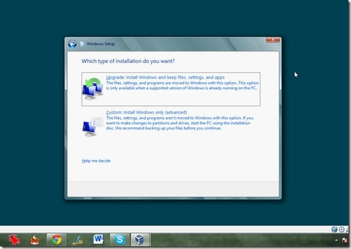 Cài đặt windows 8 và sử dụng ngay trong windows 7