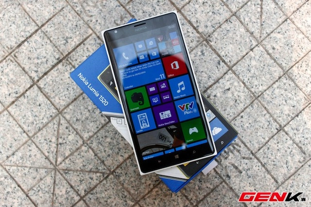 Cảm nhận lumia 1520 chính hãng