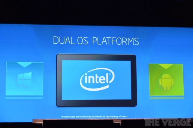 ces 2014 intel xác nhận thiết bị dual os chạy song song windows và android