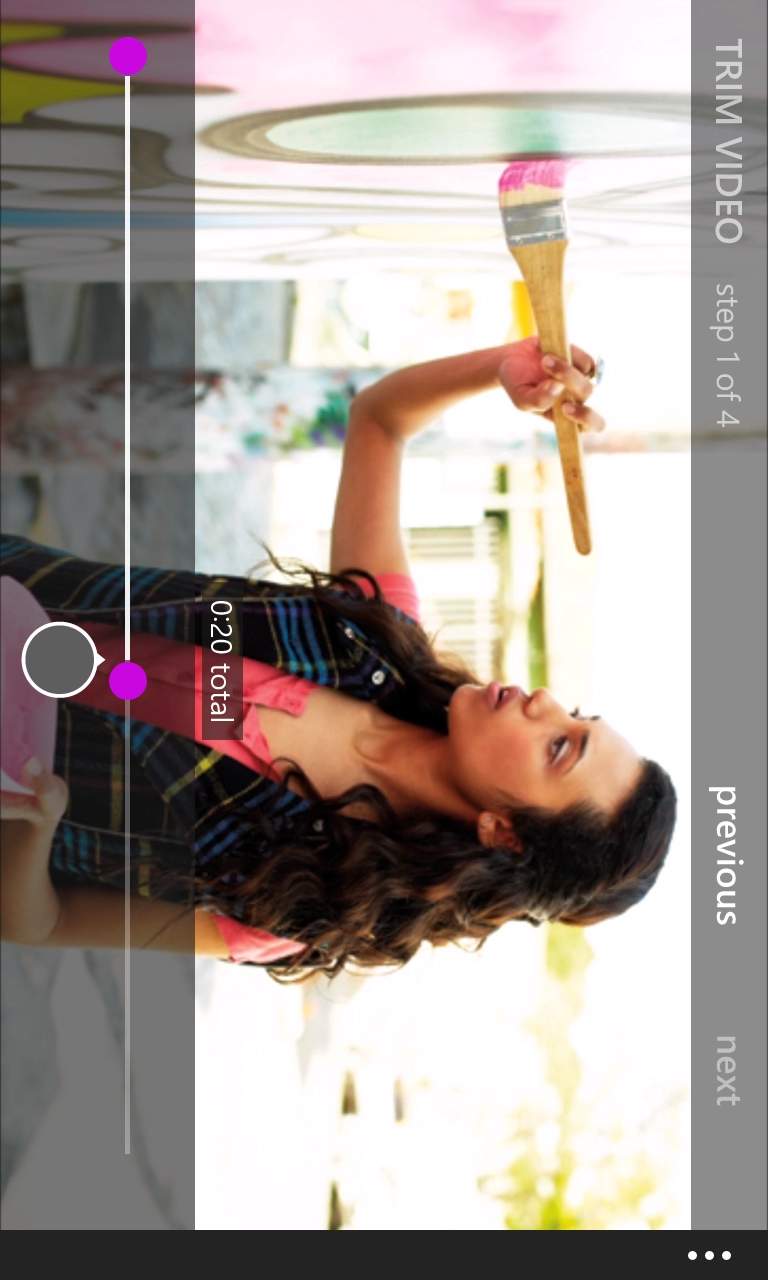 Chỉnh sửa video trên điện thoại windows phone với movie moments wp81
