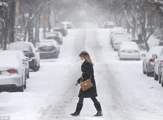 Chùm ảnh bão tuyết đe dọa 100 triệu người mỹ