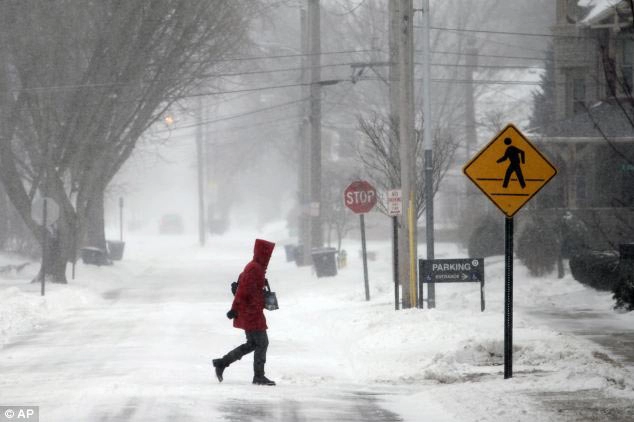 Chùm ảnh bão tuyết đe dọa 100 triệu người mỹ