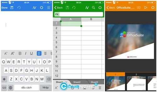 Công cụ office đang miễn phí cho iphone