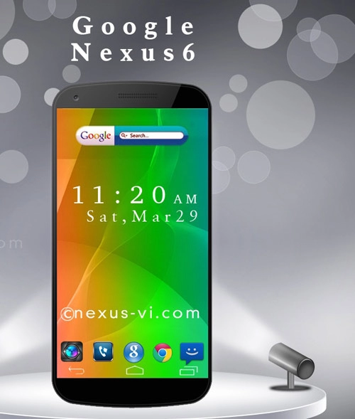 Điện thoại nexus 6 lộ cấu hình cực mạnh