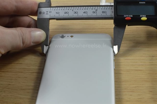 Đo kích thước của điện thoại iphone 6