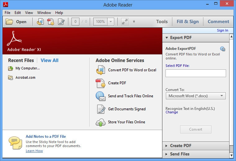 Download adobe reader 11 mới nhất - phần mềm đọc file pdf thông dụng nhất