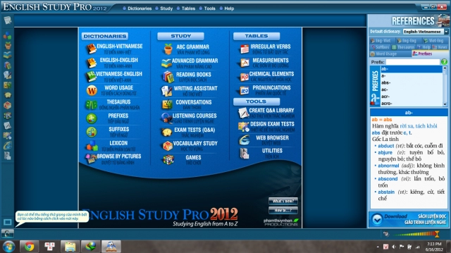Download english study pro 2012 - học tiếng anh hiệu quả nhất