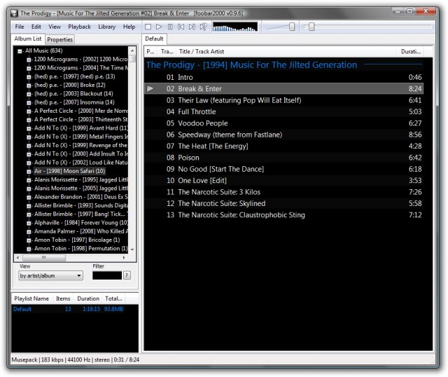 Download foobar2000 131 final - phần mềm nghe nhạc lên đỉnh