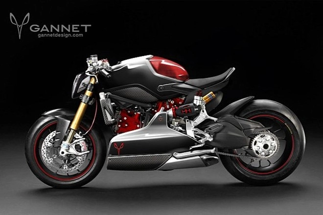 Ducati 1199 panigale độ cafe fighter hầm hố