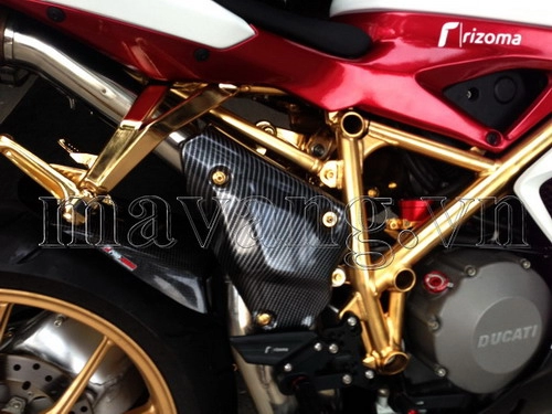 Ducati 848 evo mạ vàng đầu tiên trên thế giới tại việt nam