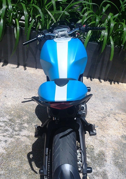 Ducati monster màu xanh độc lạ duy nhất tại sài gòn