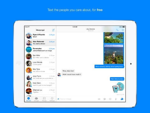 Facebook cập nhật messenger cho ios chính thức hỗ trợ ipad