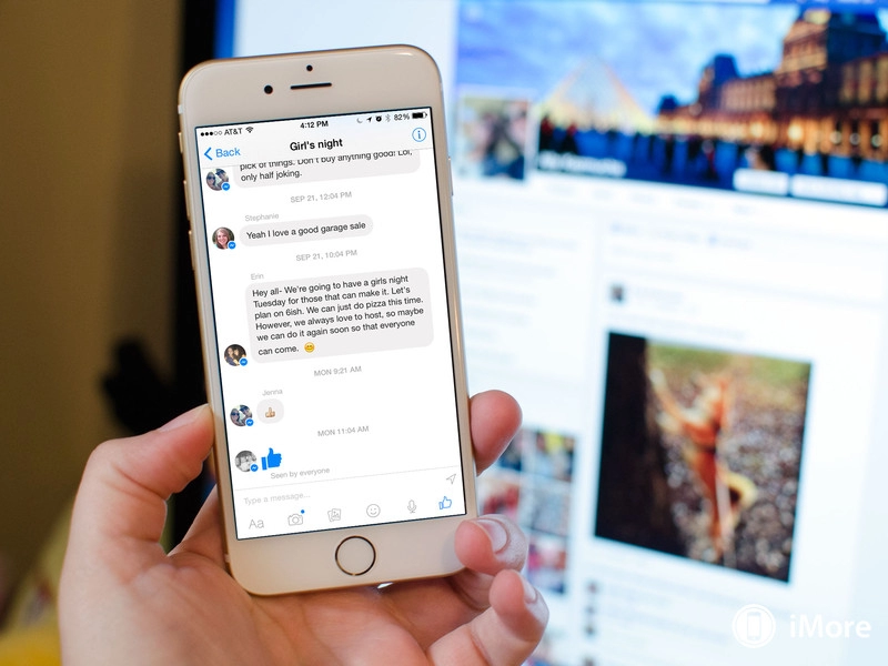 Facebook messenger nâng cấp cho các máy iphone 66 plus