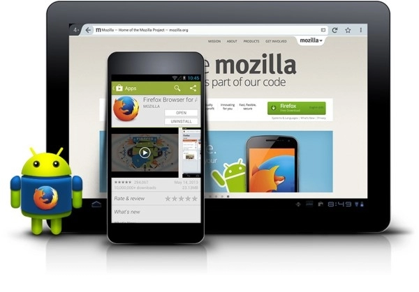 Firefox beta cho android hỗ trợ đồng bộ qua firefox account