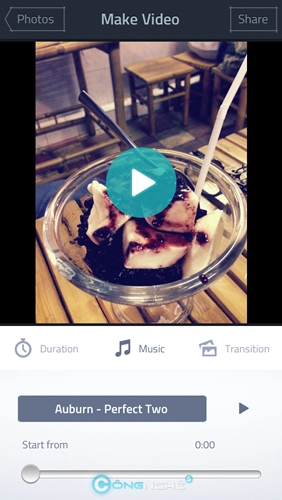 Flipstatic tạo slideshow hình nhanh gọn trên instagram