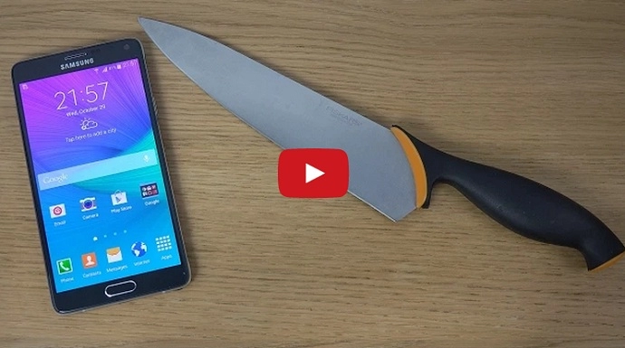 Galaxy note 4 có thể dùng dao để sử dụng 