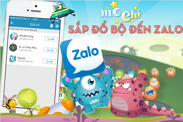 Game mochi ra mắt trên ứng dụng zalo