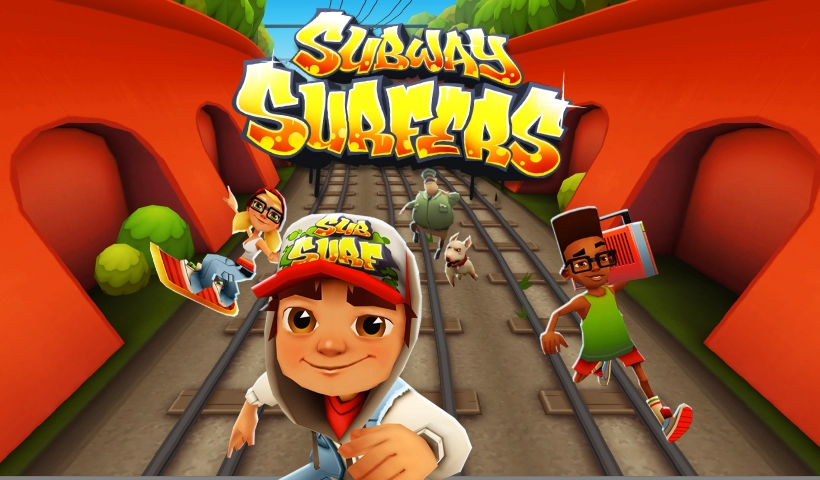 Game subway surfers - trò chơi lướt ván trên đường ray dành cho máy tính