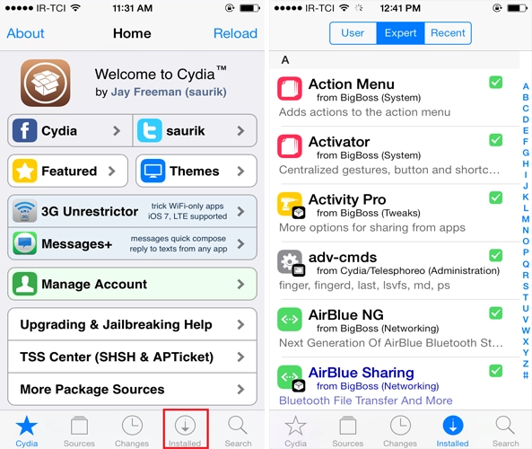 Gỡ bỏ cùng lúc nhiều ứng dụngtweak trong cydia