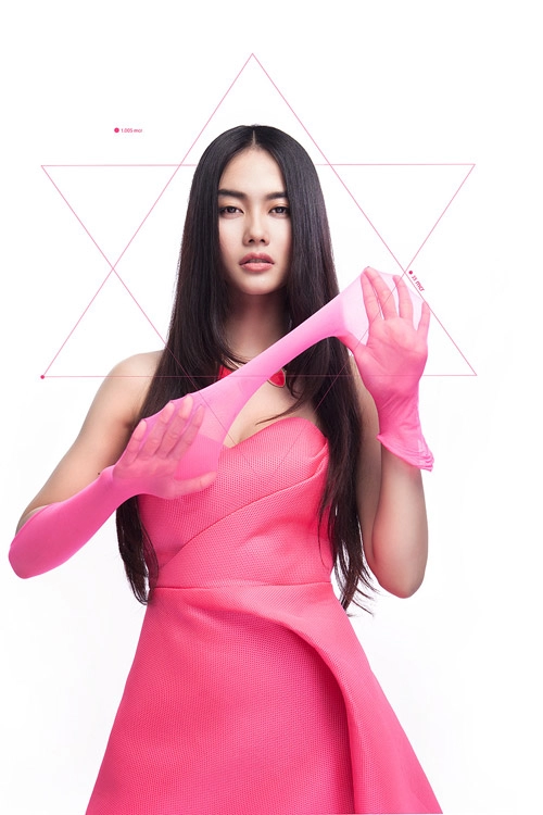 Góc ảnh lạ của á hậu linh chi