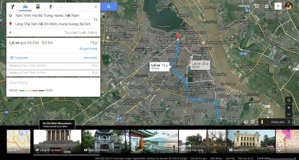 Google maps mới nhanh hơn mạnh mẽ hơn
