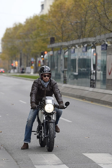 H-ker electric racer -xe điện kiểu dáng cafe racer