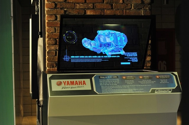 Hình ảnh ra mắt động cơ blue core của yamaha việt nam