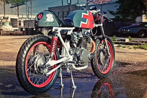 Honda cb350 cafe racer với một phong cách lạ lẫm