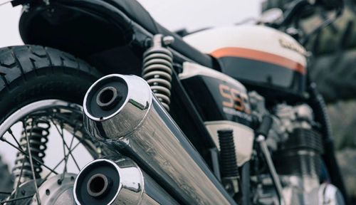 Honda cb550k hoang dã với cafe racer