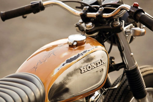 Honda cl350 phong cách brat-tracker