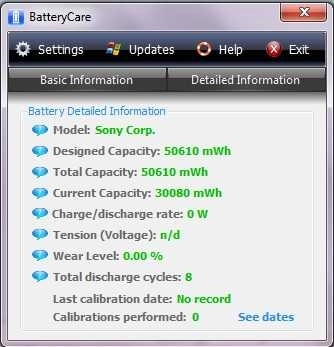Hướng dẫn chăm sóc pin laptop với phần mềm batterycare