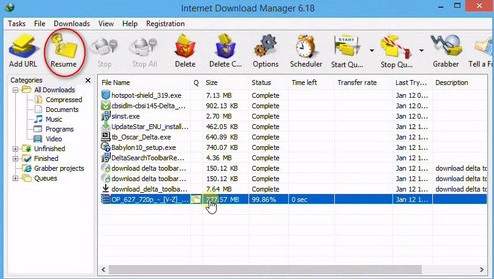 Hướng dẫn fix lỗi download 99 trên idm tháng 3-2014