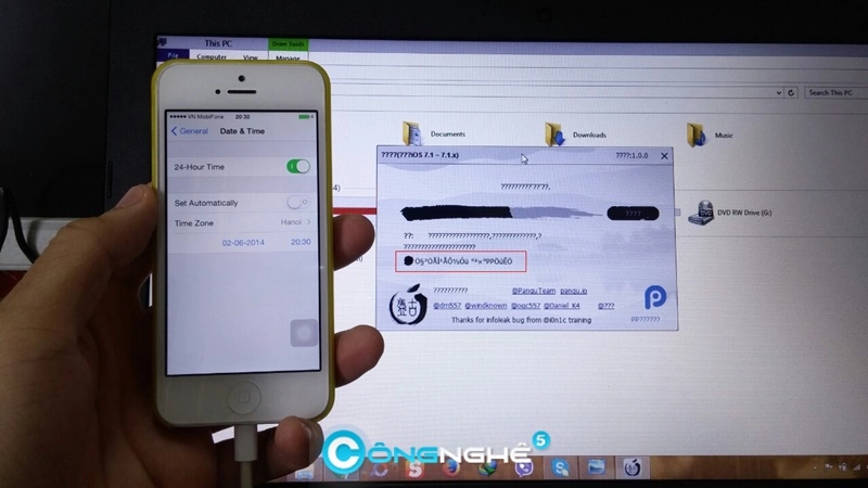 Hướng dẫn jailbreak hoàn chỉnh ios 711