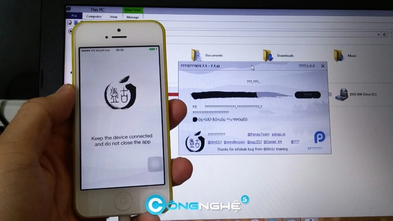 Hướng dẫn jailbreak hoàn chỉnh ios 711