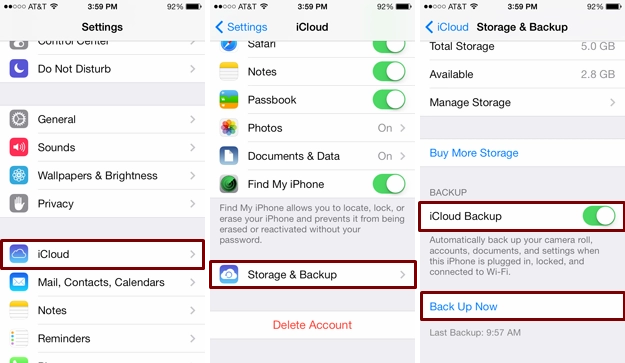 Hướng dẫn sử dụng icloud trên các thiết bị ios 7