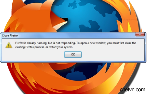 Hướng dẫn sửa lỗi firefox khi trình duyệt bị treo đột ngột