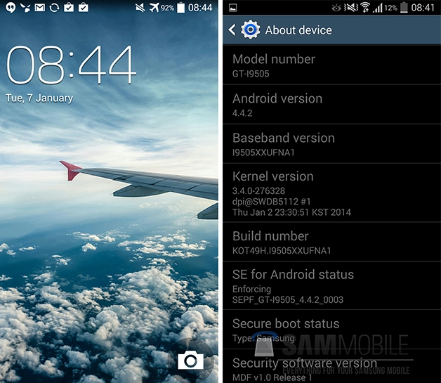 Hướng dẫn update firmware android 442 cho galaxy s4