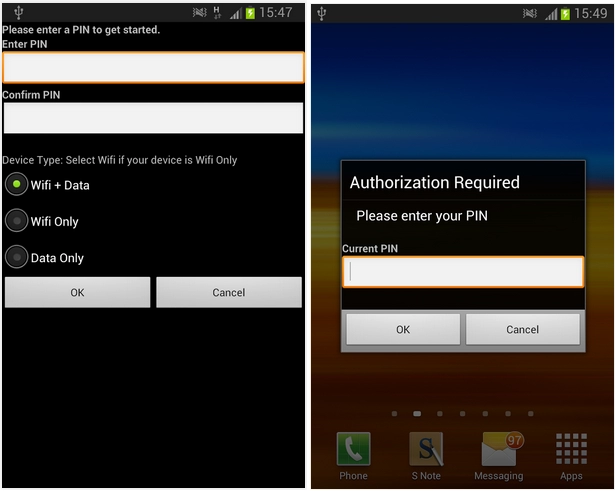 Internet lock - ứng dụng đặt mật khẩu truy cập internet trên android