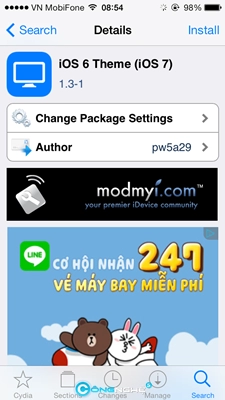 Ios 6 theme ios 7 bộ icon hoài cổ cho ios 7