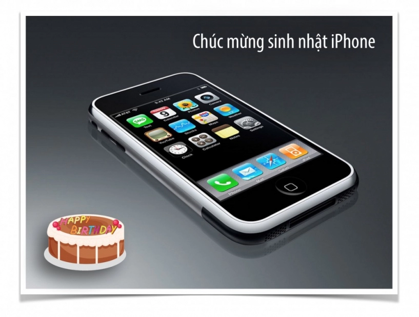 Iphone chúc mừng sinh nhật tròn 7 tuổi