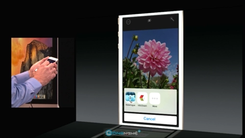 Iphone đã có chức năng chia sẻ file giữa các ứng dụng trong ios 8