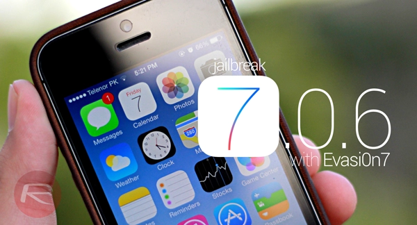 Jailbreak ios 706 untethered sử dụng tool evasi0n7